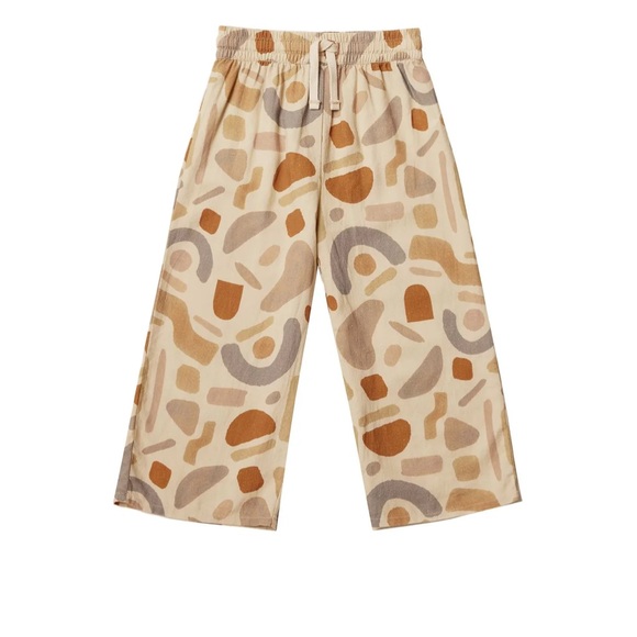 Rylee and Cru Oceanside Top and Wide leg pant in Abstract print size 8-9 - Picture 4 of 9